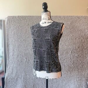 Black and White Women's Top